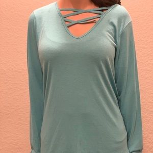 Balance collection blue shirt